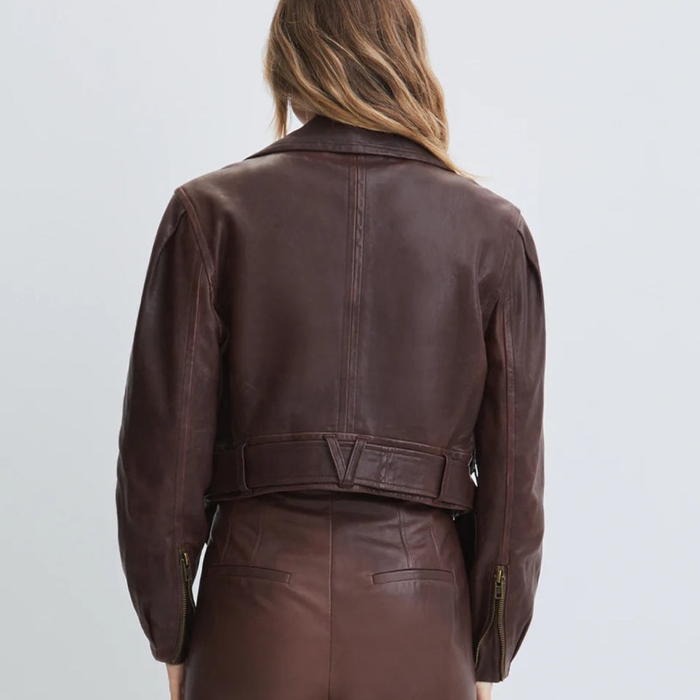 Veronica Beard Marea Moto Jacket - Picture 4 of 10